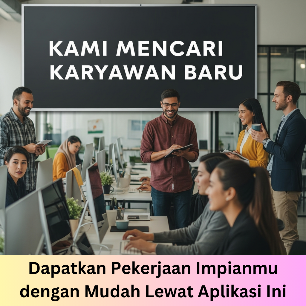 Dapatkan Pekerjaan Impianmu dengan Mudah Lewat Aplikasi Ini